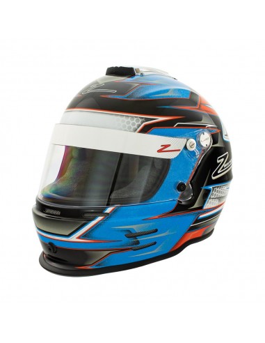 Casco Zamp RZ 42 CMR Azul/Naranja
