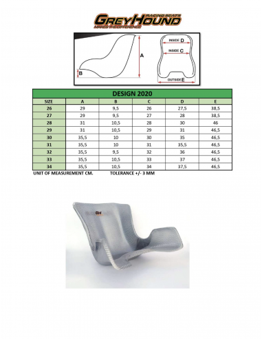 Asiento Greyhound Standard 2020 Silver