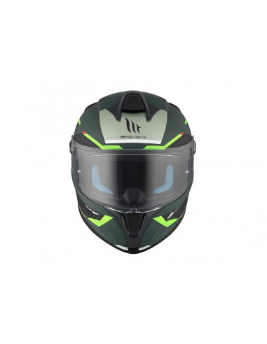 Casco MT Targo S Kay Negro/Verde Mate
