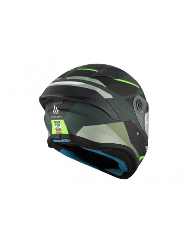 Casco MT Targo S Kay Negro/Verde Mate
