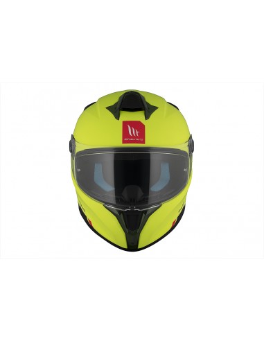 Casco MT Targo S Solid Amarillo Fluo...
