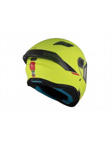 Casco MT Targo S Solid Amarillo Fluo...