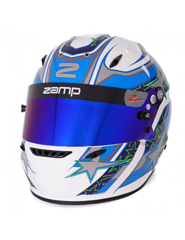 Casco Zamp ZR 72 Blanco/Azul