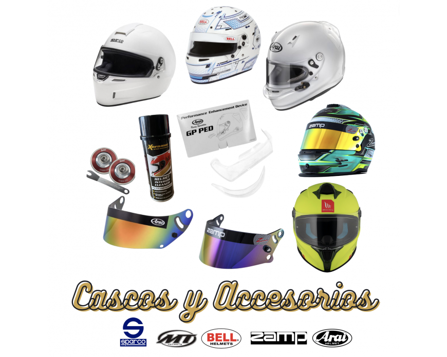 Cascos de competicion sale