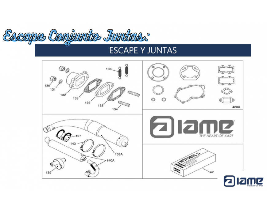 Escape - Conjunto Juntas X30