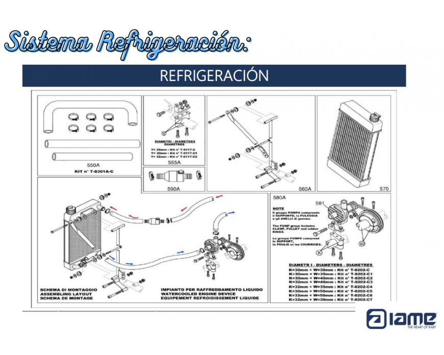 Sistema Refrigeración Agua X30