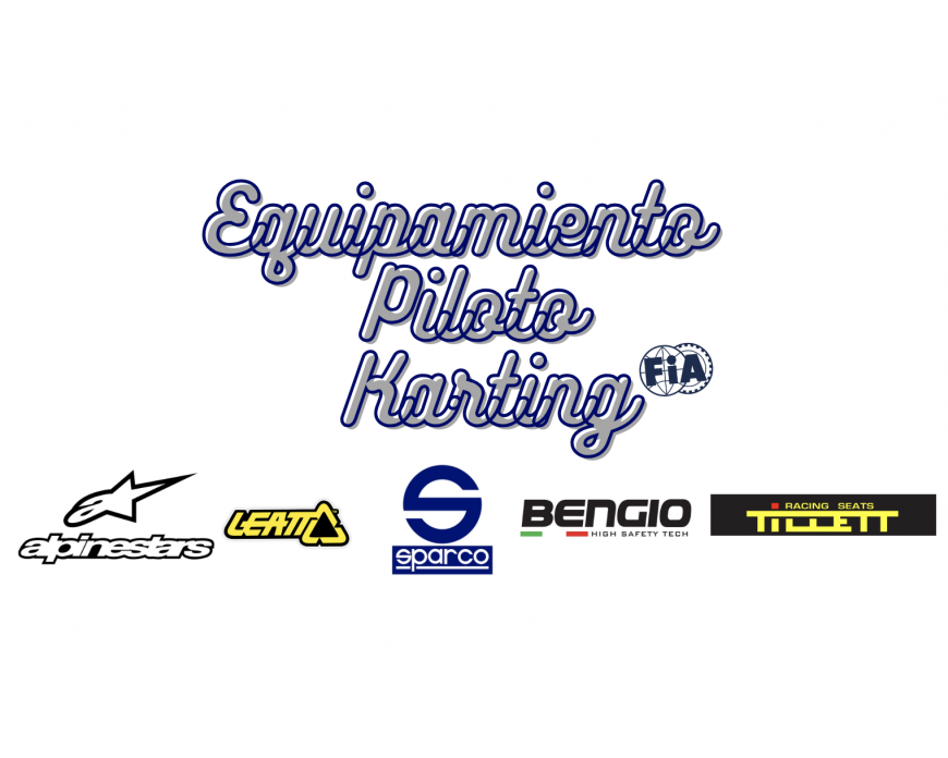 ▷ Equipamiento Piloto Kart ®【DISTRIBUIDORES OFICIALES】Comprar Online