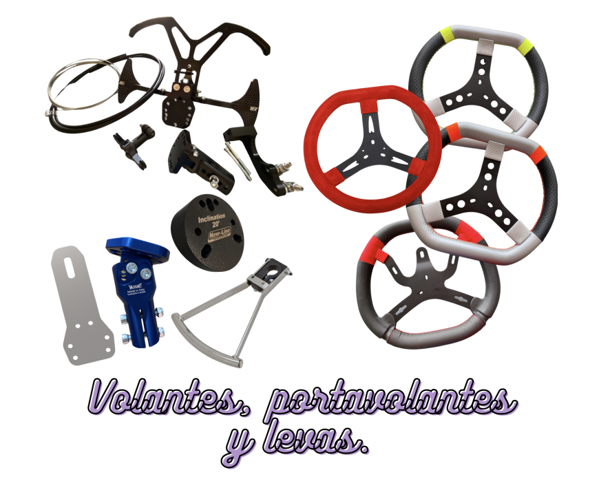 Volantes y Portavolantes Kart ✅ Levas karting | Comprar Online