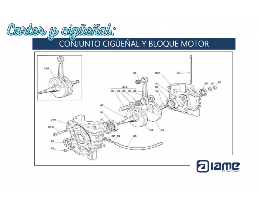 Cárter y Cigüeñal Waterswift 60