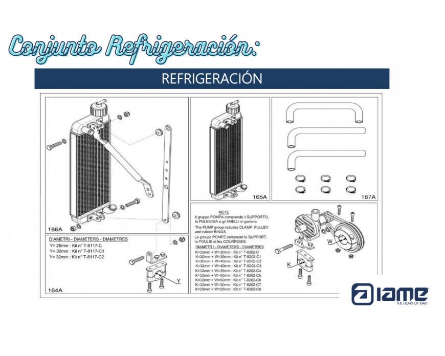 Conjunto Refrigeración Waterswift 60